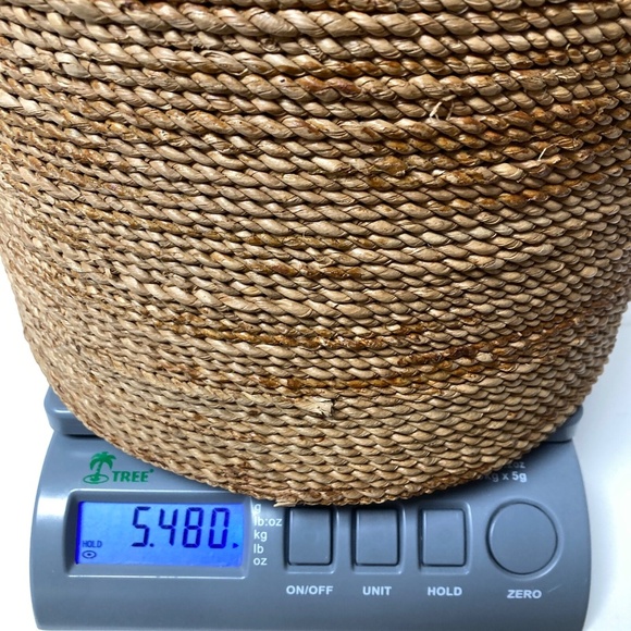 home decor 3 nesting baskets w/ lids containers jute 11" 9" 7" handmade organize - Picture 16 of 16